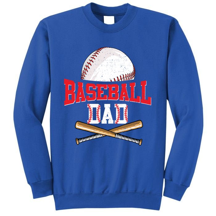 Vintage Baseball Dad Funny Fathers Day Game Day Cute Gift Sweatshirt