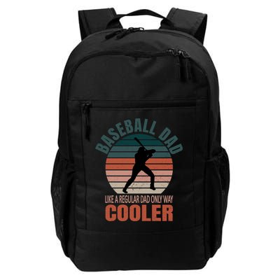 Vintage Baseball Dad Like A Regular Dad But Cooler Gift Backpack