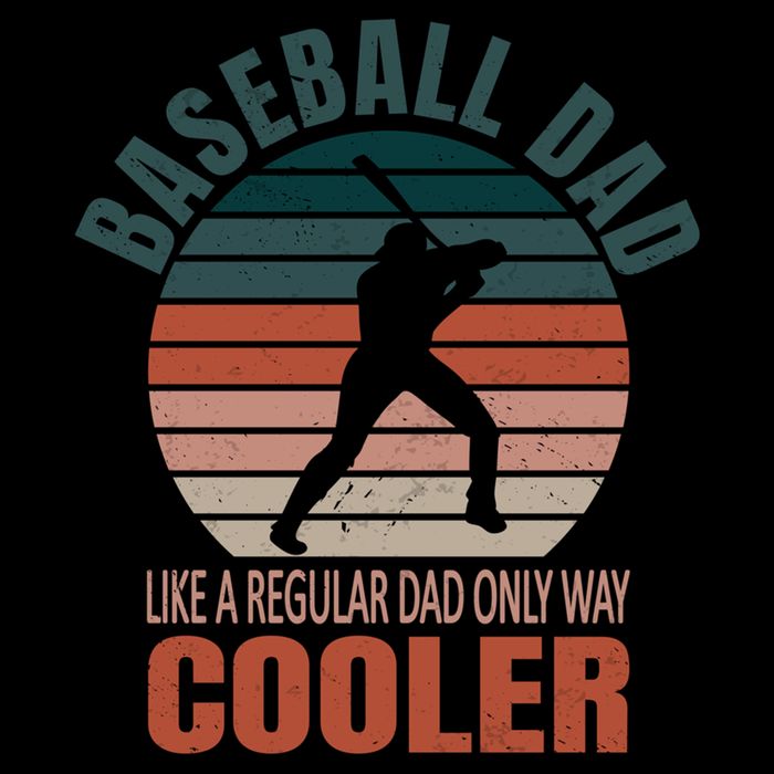 Vintage Baseball Dad Like A Regular Dad But Cooler Gift Backpack