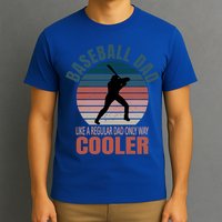 Vintage Baseball Dad Like A Regular Dad But Cooler Gift T-Shirt