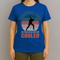 Vintage Baseball Dad Like A Regular Dad But Cooler Gift T-Shirt