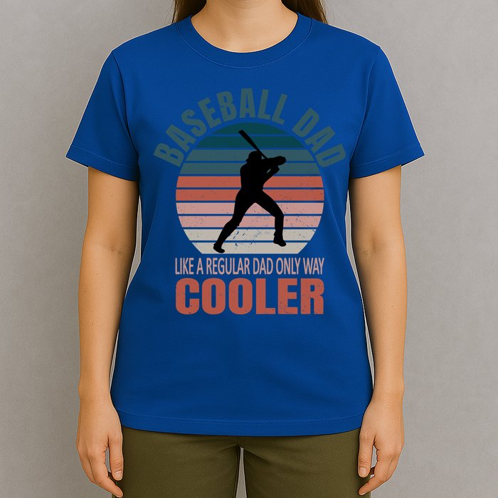 Vintage Baseball Dad Like A Regular Dad But Cooler Gift T-Shirt