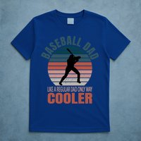 Vintage Baseball Dad Like A Regular Dad But Cooler Gift T-Shirt