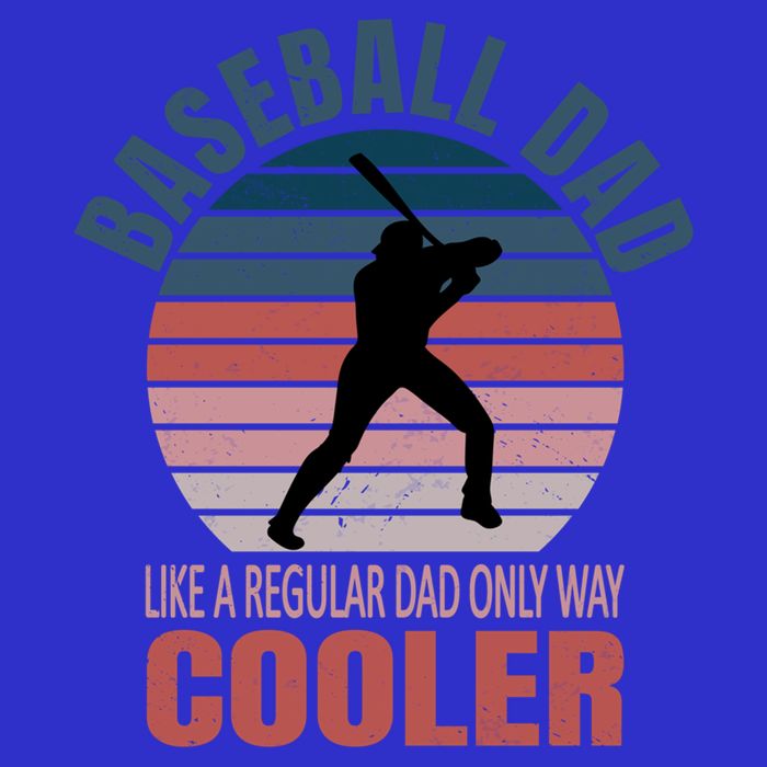 Vintage Baseball Dad Like A Regular Dad But Cooler Gift Toddler T-Shirt