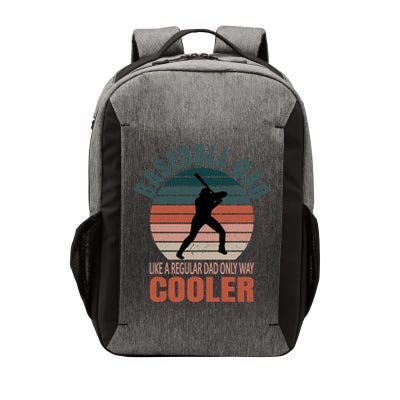 Vintage Baseball Dad Like A Regular Dad But Cooler Gift Vector Backpack