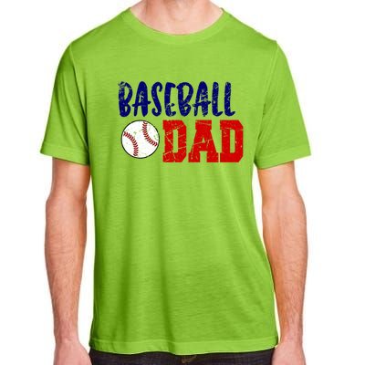 Vintage Baseball Dad Cool Gift Adult ChromaSoft Performance T-Shirt