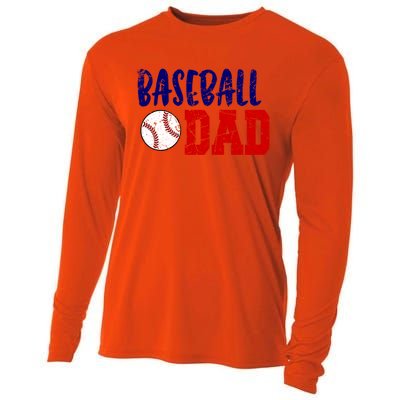 Vintage Baseball Dad Cool Gift Cooling Performance Long Sleeve Crew