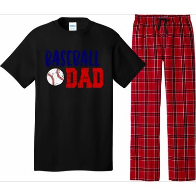 Vintage Baseball Dad Cool Gift Pajama Set