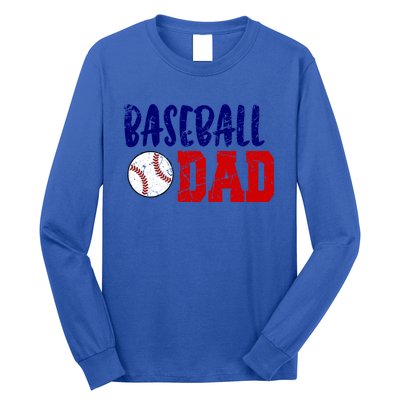 Vintage Baseball Dad Cool Gift Long Sleeve Shirt