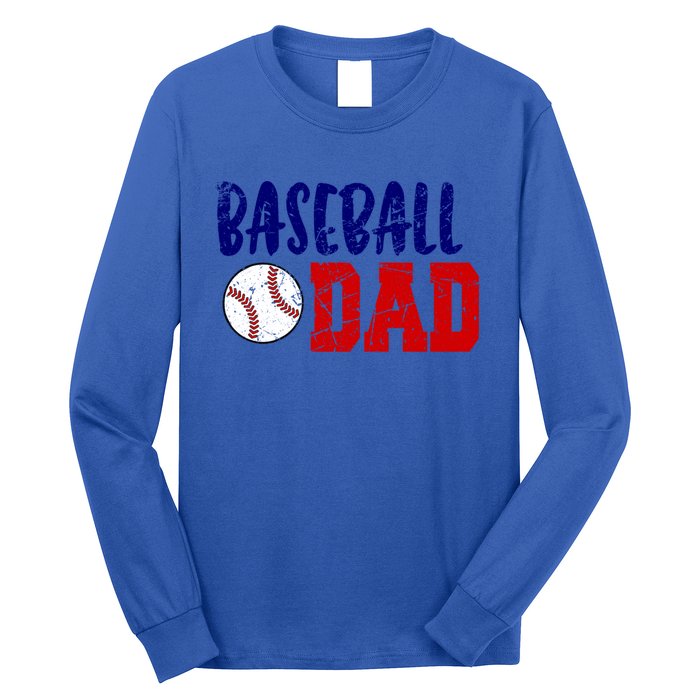 Vintage Baseball Dad Cool Gift Long Sleeve Shirt