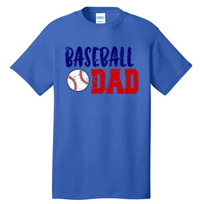 Vintage Baseball Dad Cool Gift Tall T-Shirt