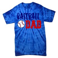 Vintage Baseball Dad Cool Gift Tie-Dye T-Shirt