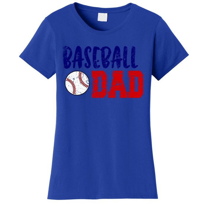 Vintage Baseball Dad Cool Gift Women's T-Shirt