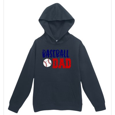 Vintage Baseball Dad Cool Gift Urban Pullover Hoodie