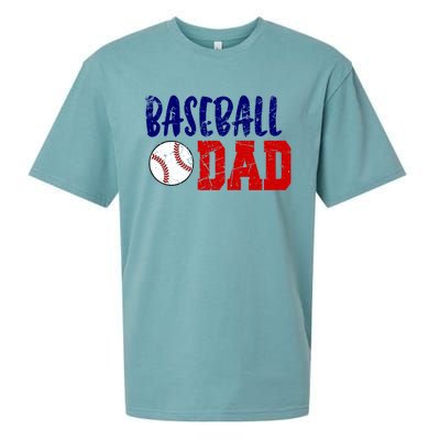 Vintage Baseball Dad Cool Gift Sueded Cloud Jersey T-Shirt