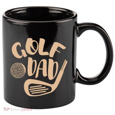 Vintage Best Dad By Par Gift FatherS Day Golfing Gift 11oz C Handle Ceramic Mug