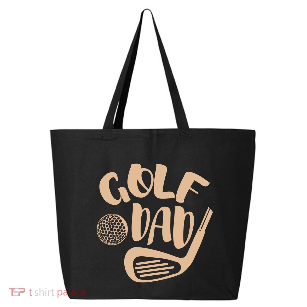 Vintage Best Dad By Par Gift FatherS Day Golfing Gift 25L Jumbo Tote