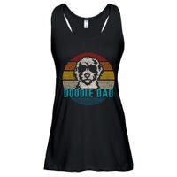 Vintage Best Doodle Dad Ever FatherS Day Golden Doodle Ladies Essential Flowy Tank