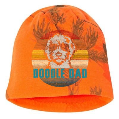 Vintage Best Doodle Dad Ever FatherS Day Golden Doodle Kati - Camo Knit Beanie