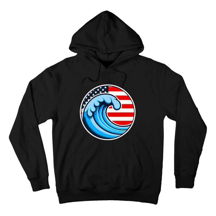 Vote Blue Democrat Election 2024 Blue Wave Democracy Women Hoodie