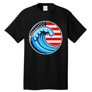 Vote Blue Democrat Election 2024 Blue Wave Democracy Women Tall T-Shirt