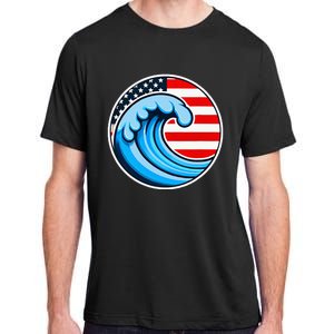 Vote Blue Democrat Election 2024 Blue Wave Democracy Women Adult ChromaSoft Performance T-Shirt