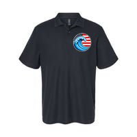 Vote Blue Democrat Election 2024 Blue Wave Democracy Women Softstyle Adult Sport Polo