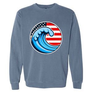 Vote Blue Democrat Election 2024 Blue Wave Democracy Women Garment-Dyed Sweatshirt