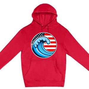 Vote Blue Democrat Election 2024 Blue Wave Democracy Women Premium Pullover Hoodie