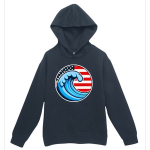 Vote Blue Democrat Election 2024 Blue Wave Democracy Women Urban Pullover Hoodie