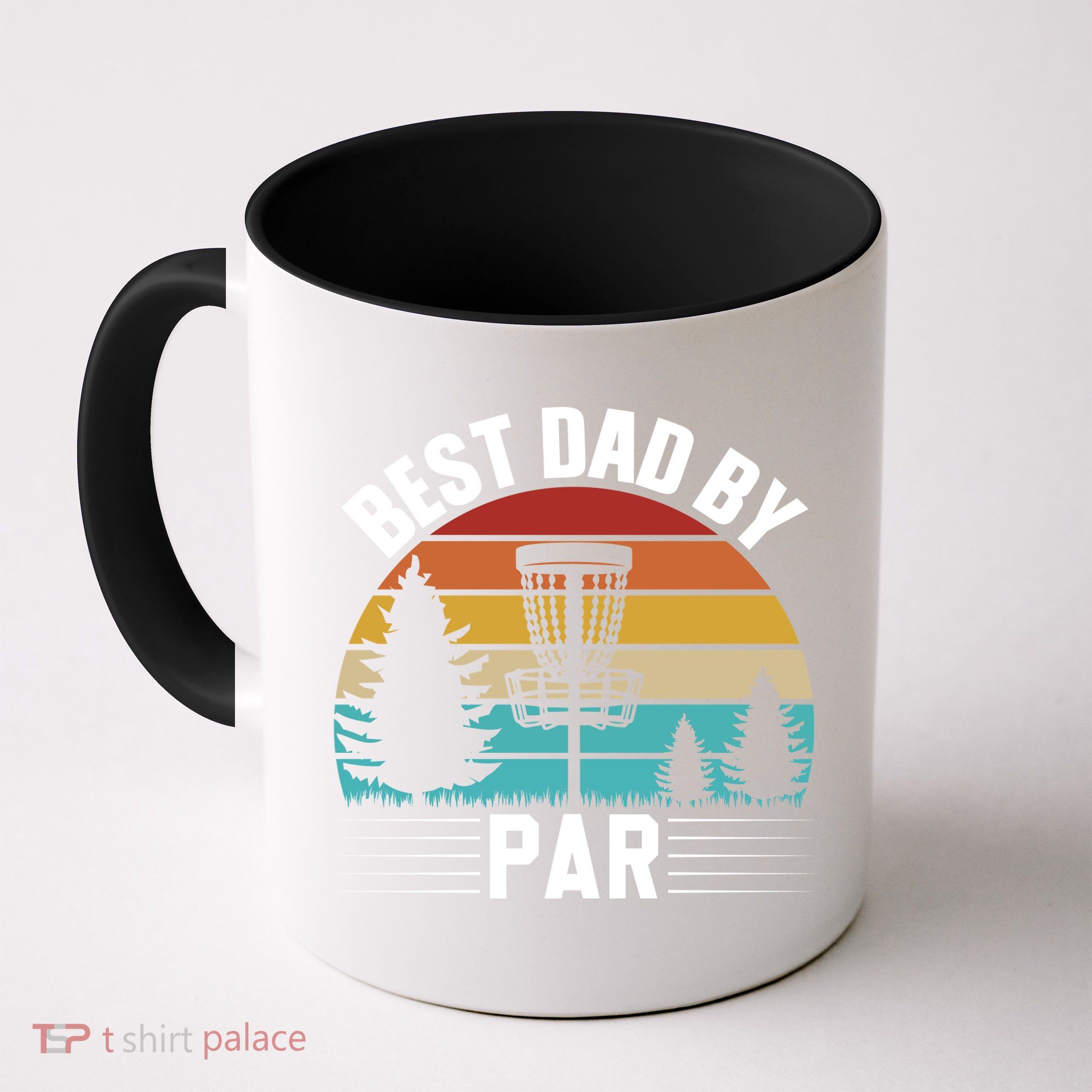 Vintage Best Dad By Par Disc Golf Mug