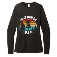 Vintage Best Dad By Par Disc Golf Womens CVC Long Sleeve Shirt