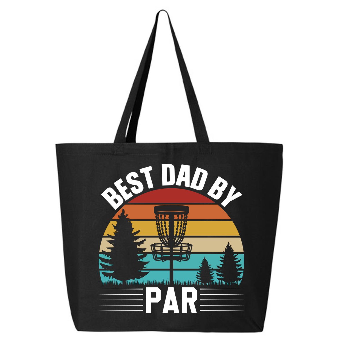 Vintage Best Dad By Par Disc Golf 25L Jumbo Tote
