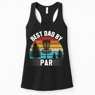 Vintage Best Dad By Par Disc Golf Womens Tank Top