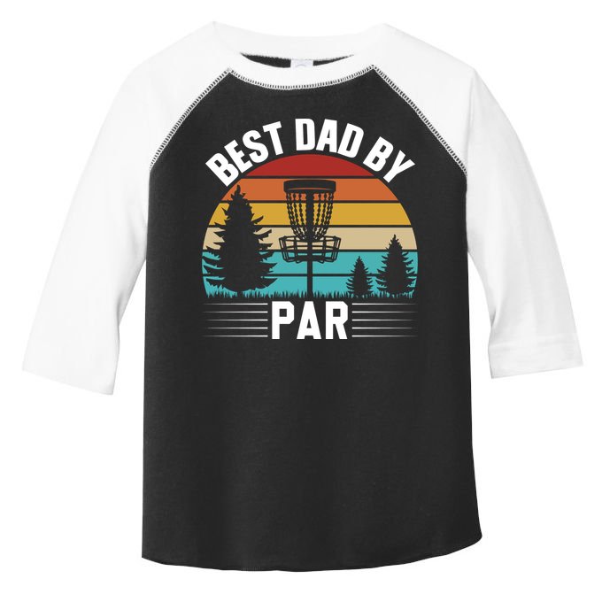 Vintage Best Dad By Par Disc Golf Toddler Fine Jersey T-Shirt