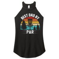 Vintage Best Dad By Par Disc Golf Women's Perfect Tri Rocker Tank