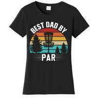 Vintage Best Dad By Par Disc Golf Women's T-Shirt