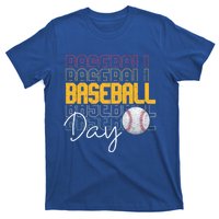 Vintage Baseball Day Sport Lover Ball Player Great Gift T-Shirt