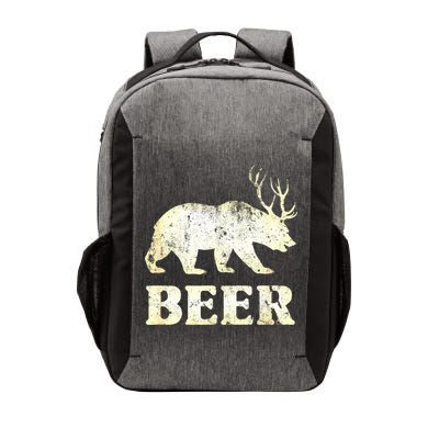 Vintage Bear Deer Funny Beer Vector Backpack