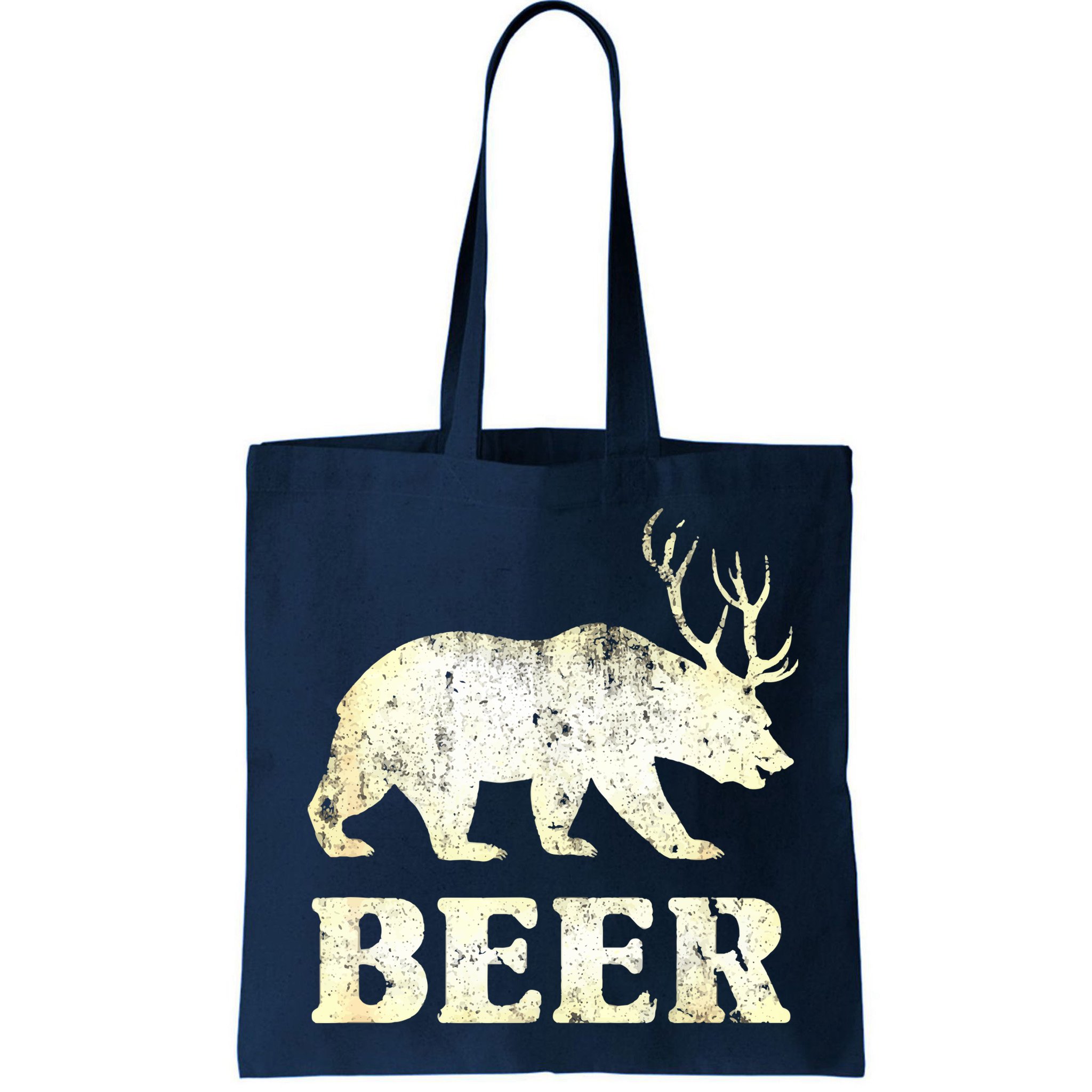 Vintage Bear Deer Funny Beer Bag
