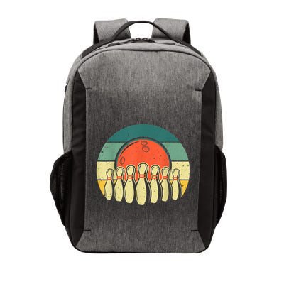 Vintage Bowling Design For Men Women Bowling Player Bowlers Vector Backpack