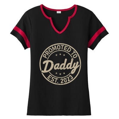 Vintage Badge Dad T Ladies Halftime Notch Neck Tee