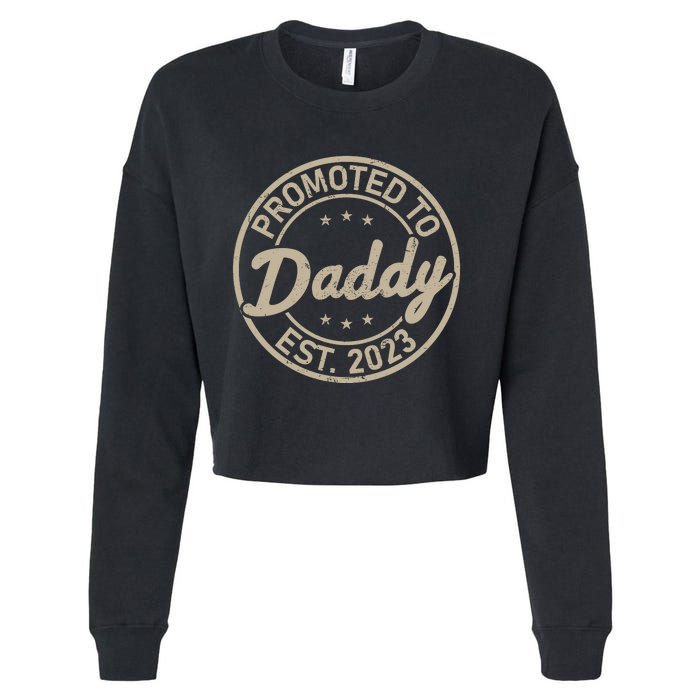 Vintage Badge Dad T Cropped Pullover Crew