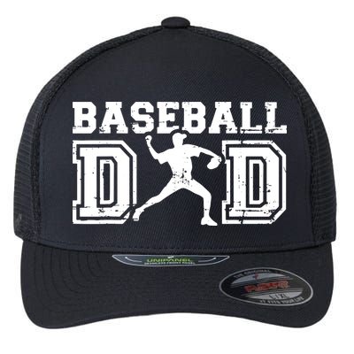Vintage Baseball Dad Flexfit Unipanel Trucker Cap