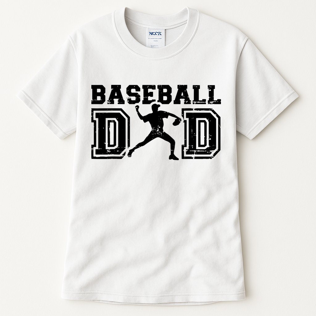 Vintage Baseball Dad Tall T-Shirt