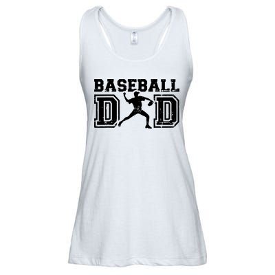 Vintage Baseball Dad Ladies Essential Flowy Tank