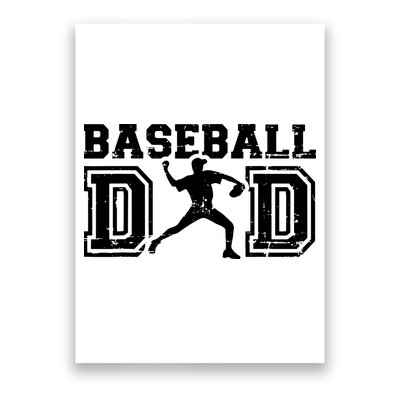 Vintage Baseball Dad Poster
