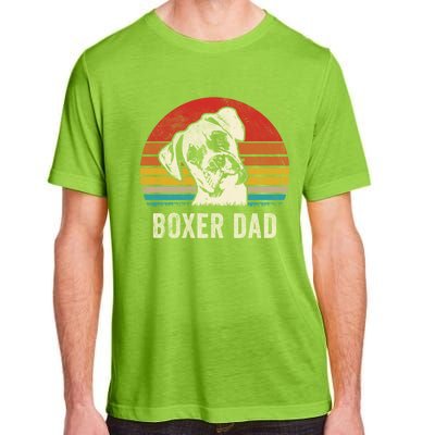 Vintage Boxer Dad Ever Daddy Funny Gift Dog Dad Father Gift Adult ChromaSoft Performance T-Shirt