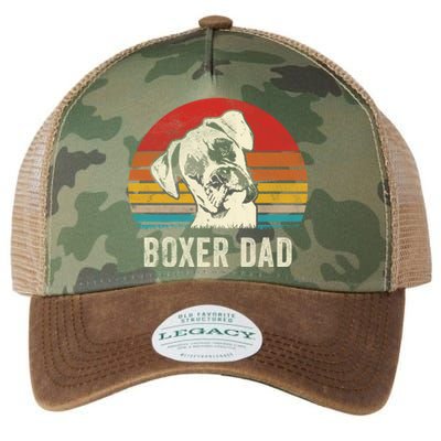 Vintage Boxer Dad Ever Daddy Funny Gift Dog Dad Father Gift Legacy Tie Dye Trucker Hat