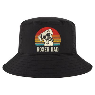 Vintage Boxer Dad Ever Daddy Funny Gift Dog Dad Father Gift Cool Comfort Performance Bucket Hat